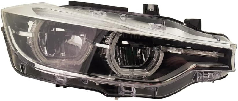 Passenger Side LED Headlight Lens and Housing – Without Adaptive Lamps – Sedan/Wagon