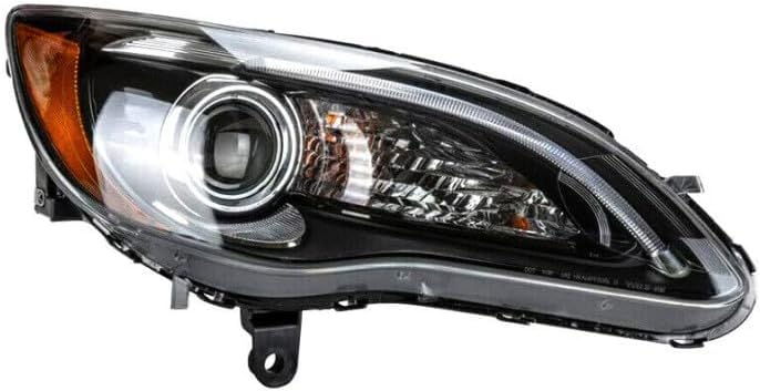 Passenger Side Halogen Headlight Assembly – For S Model with 3rd Design – Black
