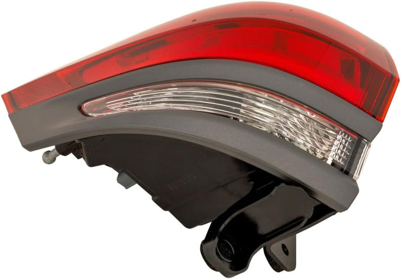 Driver Side Outer Tail Light Assembly – Trailhawk Model – Dark Gray Outer Bezel/Gloss Black Inner
