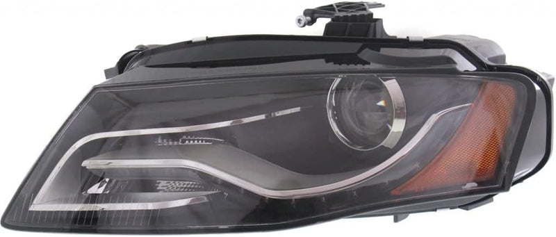 Driver Side HID Headlight Lens and Housing; Without Adaptive Lighting