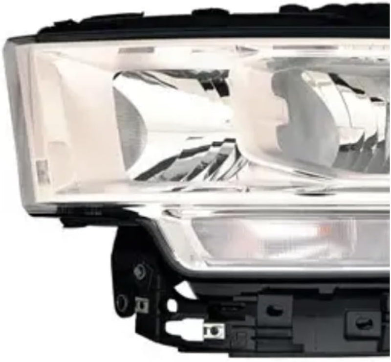 Driver Side Halogen Headlight Assembly – Chrome Bezel – Without Logo
