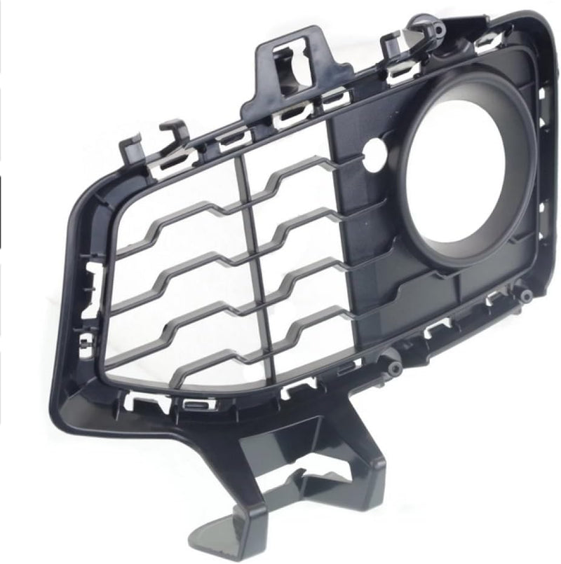 Driver Side Fog Light Bezel; With M-Package; Matte Black