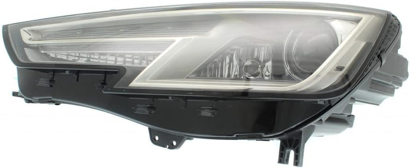 Driver Side HID Headlight Lens and Housing; With Round Projector