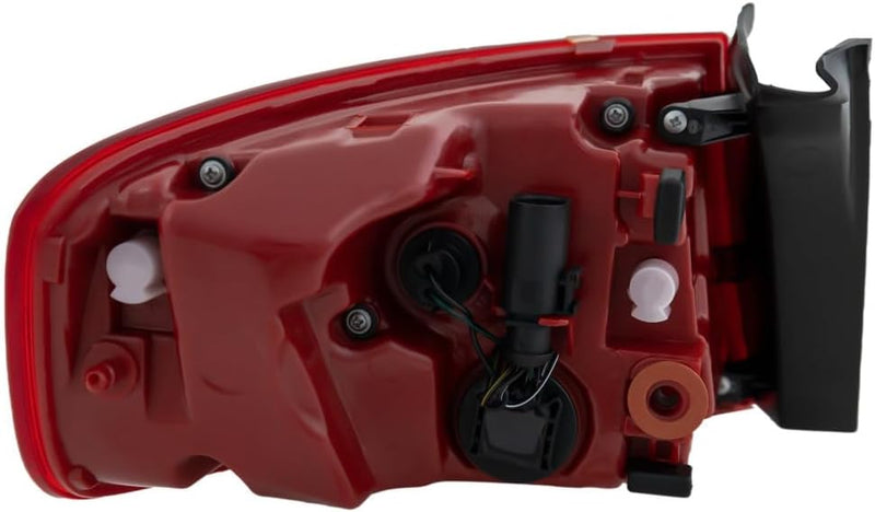 Passenger Side Outer LED Tail Light Assembly; Fits Sedan; Body Mounted