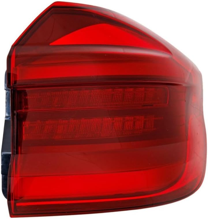 Driver Side LED Outer Tail Light Assembly; With Adaptive Head Lights; Without Logo