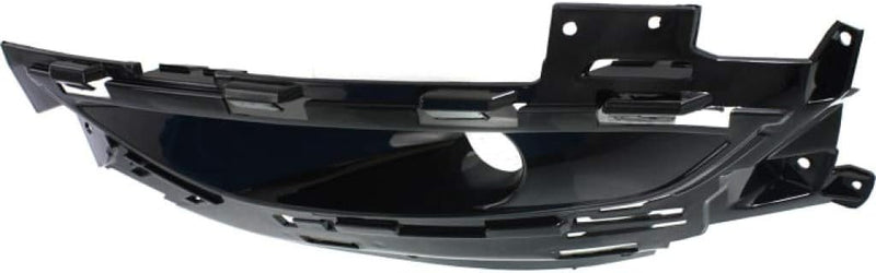 Driver Side Fog Light Bezel – For Round Halogen Fogs – Gloss Black Finish – For Use with Adaptive Cruise