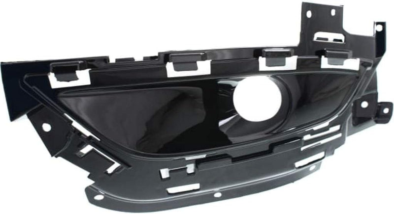 Driver Side Fog Light Bezel – For Round Halogen Fogs – Gloss Black Finish – For Use with Adaptive Cruise