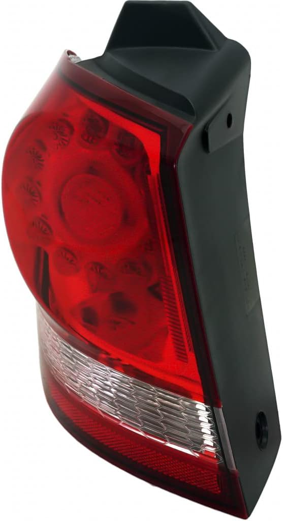 Driver Side Outer LED Tail Light Assembly – Without Black Trim