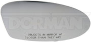 Door Mirror Glass Dorman-Help 57043
