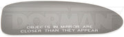 Door Mirror Glass Dorman-Help 57052