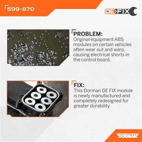 ABS Control Module Dorman-OE Solutions 599-870