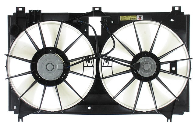 Dual Radiator and Condenser Fan Assembly Agility Autoparts 6010240