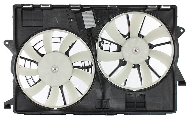 Dual Radiator and Condenser Fan Assembly Agility Autoparts 6010296