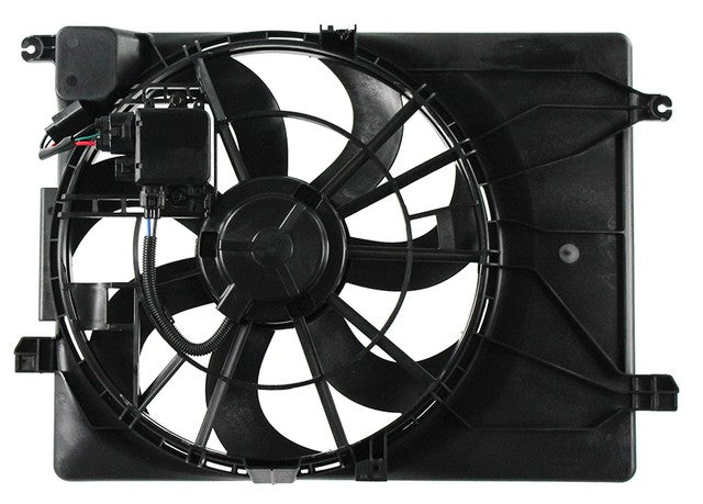 Dual Radiator and Condenser Fan Assembly Agility Autoparts 6010476