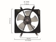 Engine Cooling Fan Assembly Agility Autoparts 6011103