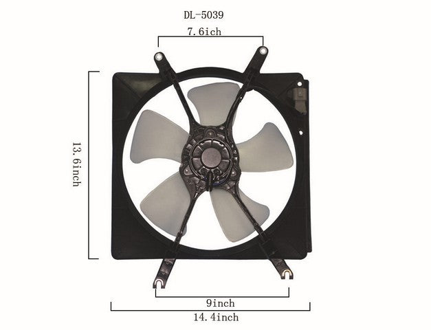Engine Cooling Fan Assembly Agility Autoparts 6011103