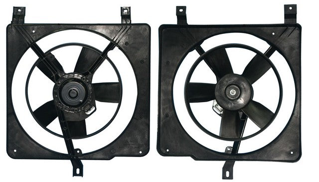Dual Radiator and Condenser Fan Assembly Agility Autoparts 6016103