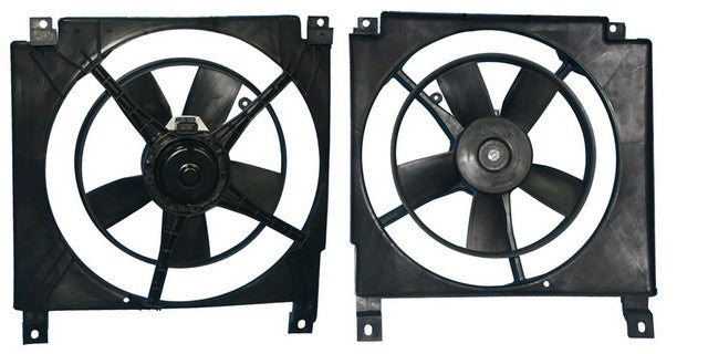 Dual Radiator and Condenser Fan Assembly Agility Autoparts 6016106