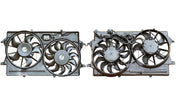 Dual Radiator and Condenser Fan Assembly Agility Autoparts 6018124