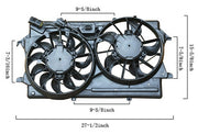 Dual Radiator and Condenser Fan Assembly Agility Autoparts 6018131