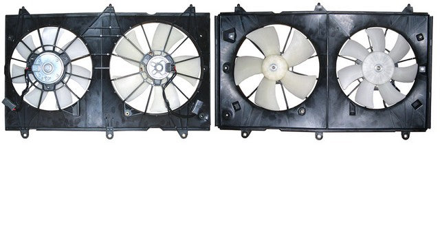 Dual Radiator and Condenser Fan Assembly Agility Autoparts 6019116