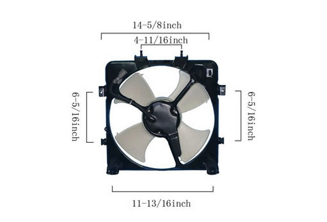 A/C Condenser Fan Assembly Agility Autoparts 6019120