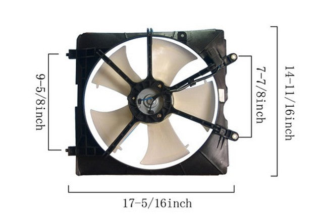Engine Cooling Fan Assembly Agility Autoparts 6019137