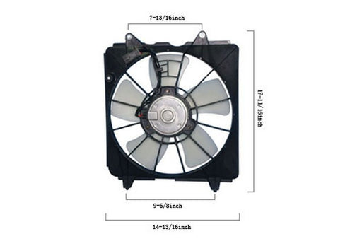 Engine Cooling Fan Assembly Agility Autoparts 6019144