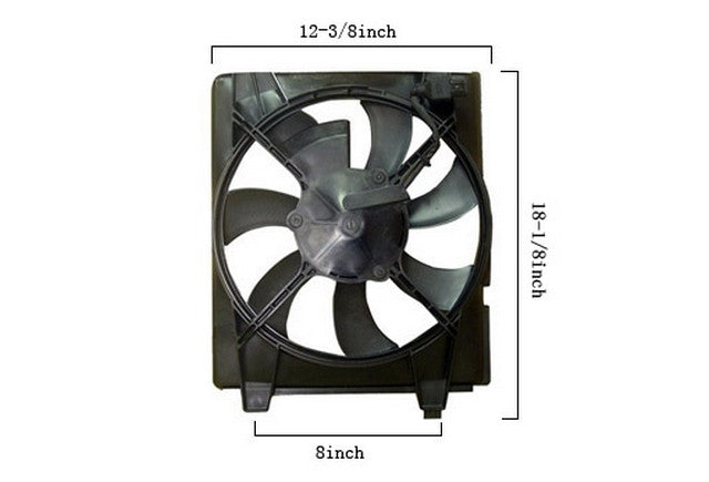 A/C Condenser Fan Assembly Agility Autoparts 6020104