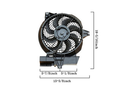 A/C Condenser Fan Assembly Agility Autoparts 6020109