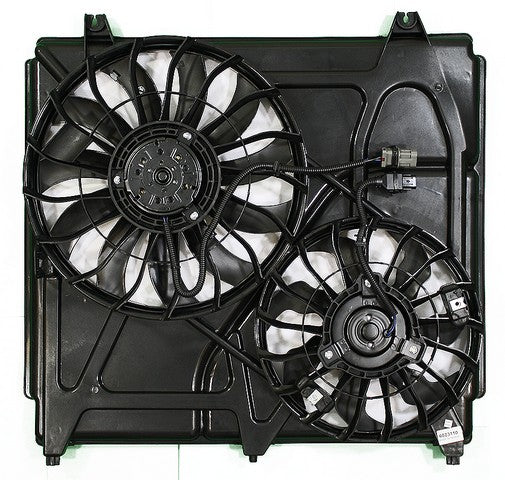 Dual Radiator and Condenser Fan Assembly Agility Autoparts 6023110
