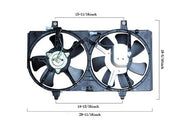 Dual Radiator and Condenser Fan Assembly Agility Autoparts 6029128