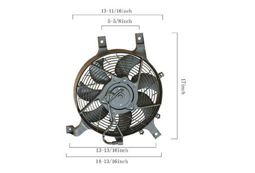 A/C Condenser Fan Assembly Agility Autoparts 6029139