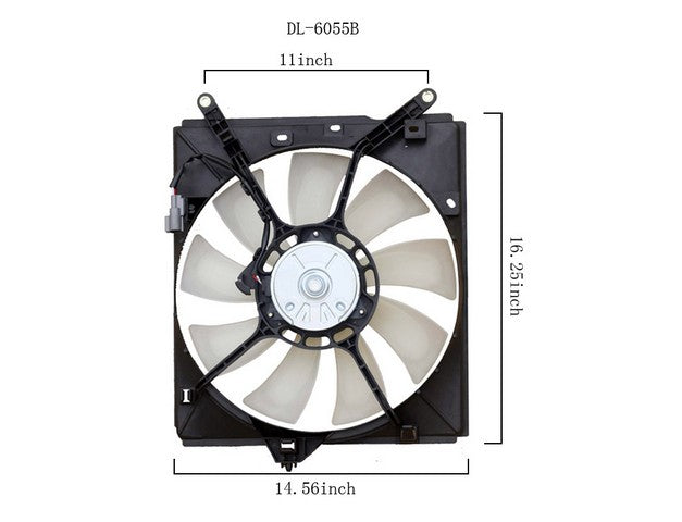 A/C Condenser Fan Assembly Agility Autoparts 6034103