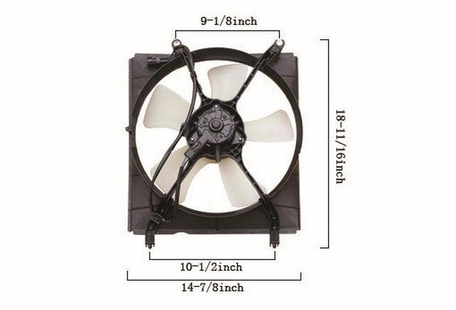 Engine Cooling Fan Assembly Agility Autoparts 6034108