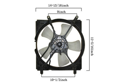 Engine Cooling Fan Assembly Agility Autoparts 6034110