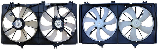 Dual Radiator and Condenser Fan Assembly Agility Autoparts 6034156