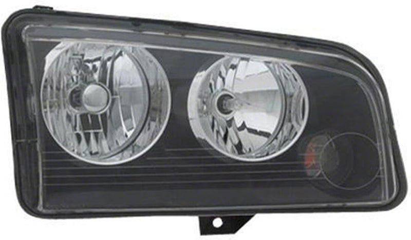 Passenger Side Halogen Headlight Assembly – Without Clear Lens on Amber Signal Bulb – From 11/06