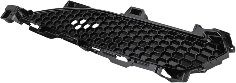 Passenger Side Fog Light Cover; Without A-Spec; Black
