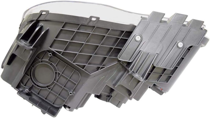 Passenger Side Halogen Headlight Assembly – Projector Type – Chrome