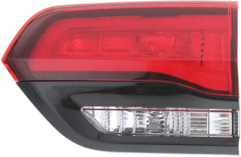 Passenger Side Outer Tail Light Assembly – For SRT and Trackhawk – Dark Lens with Black Trim