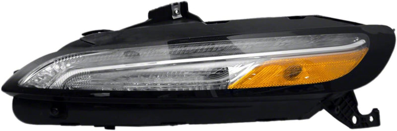 Front Driver Side Daytime Running Lamp – LED Turn Signal Light Assembly – Above Headlamp