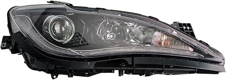 Passenger Side Halogen Headlight Assembly – With Quad Lamps – Chrome – Code LME – Except Hybrid