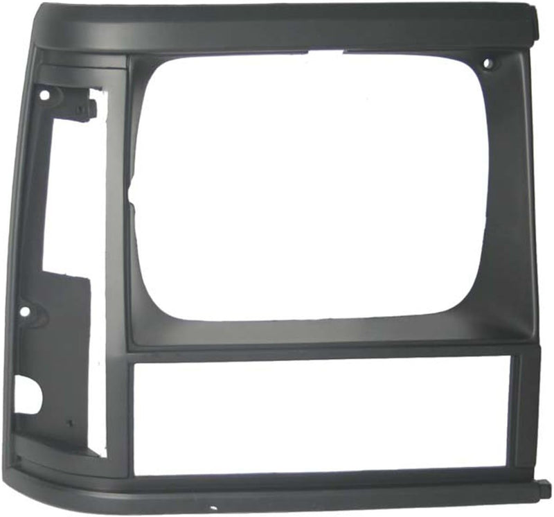 Driver Head Light Door – Single Head Light Type – Black/Paint to Match – Made of Plastic