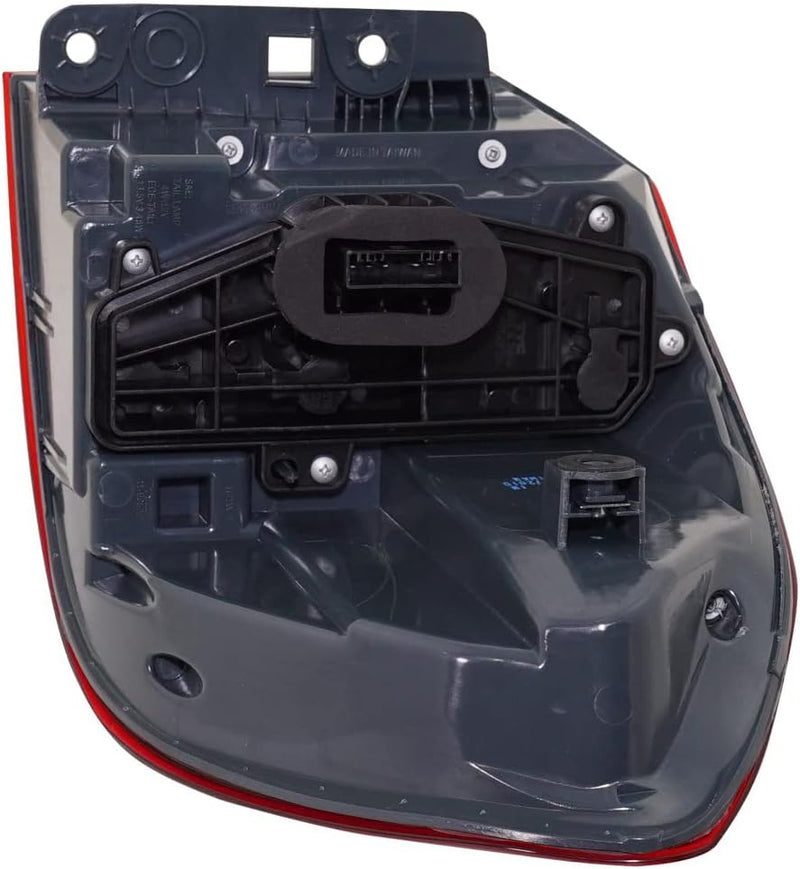 Driver Side Non-LED Outer Tail Light Assembly – Without Logo