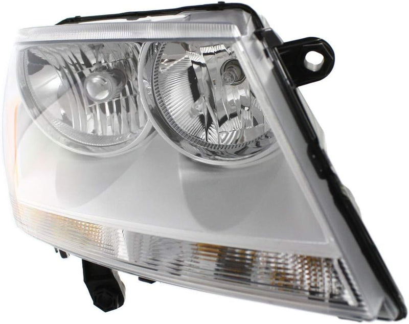 Passenger Side Headlight Assembly – With Chrome Bezel