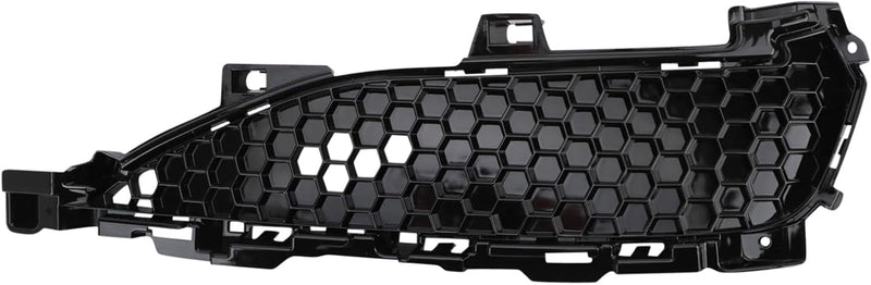 Passenger Side Fog Light Cover; Without A-Spec; Black