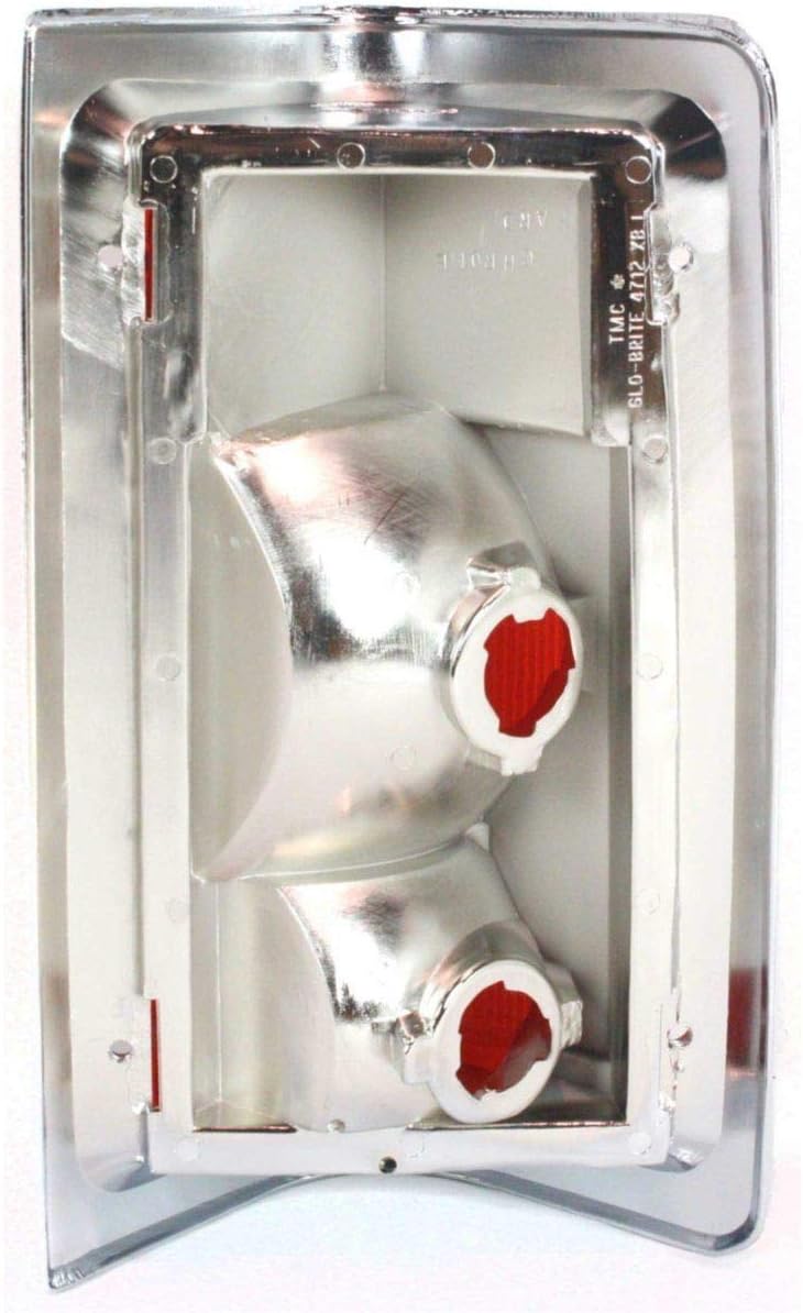 Driver Side Tail Light Lens – With Chrome Trim