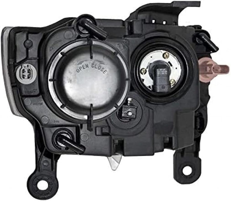 Passenger Side Halogen Headlight Assembly – Chrome Bezel – For Laredo and Limited Models