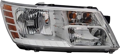 Passenger Side Halogen Headlight Assembly – Chrome